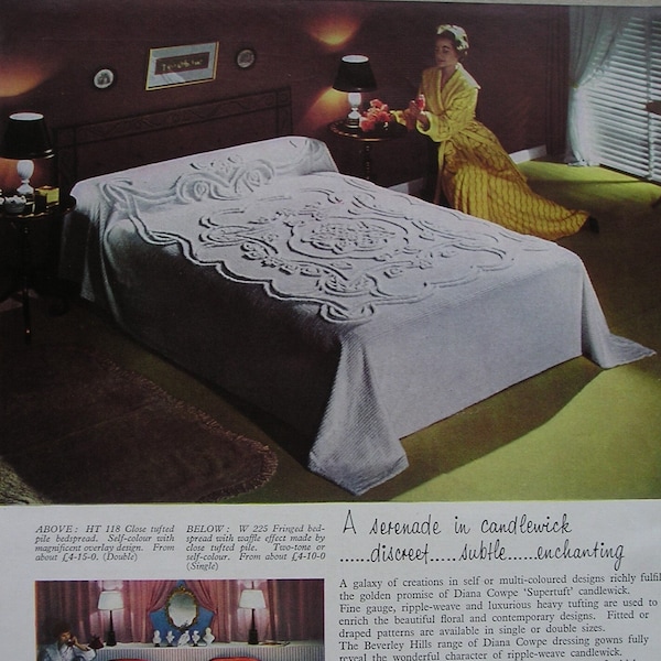 Candlewick Bedspread Etsy