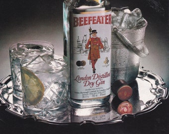 1979 BEEFEATER GIN magazine advert