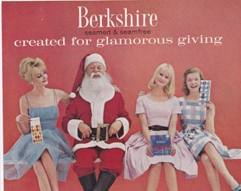 1961 Anuncio de la revista BERKSHIRE STOCKINGS