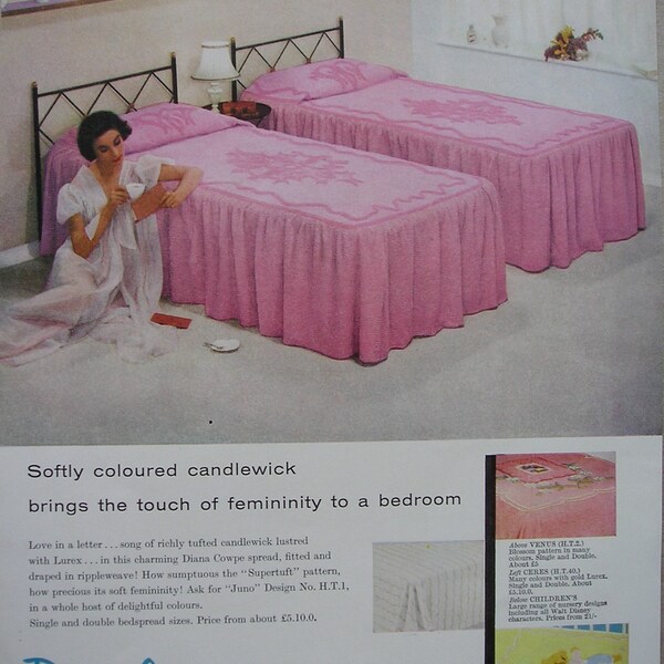 Candlewick Bedspread Etsy