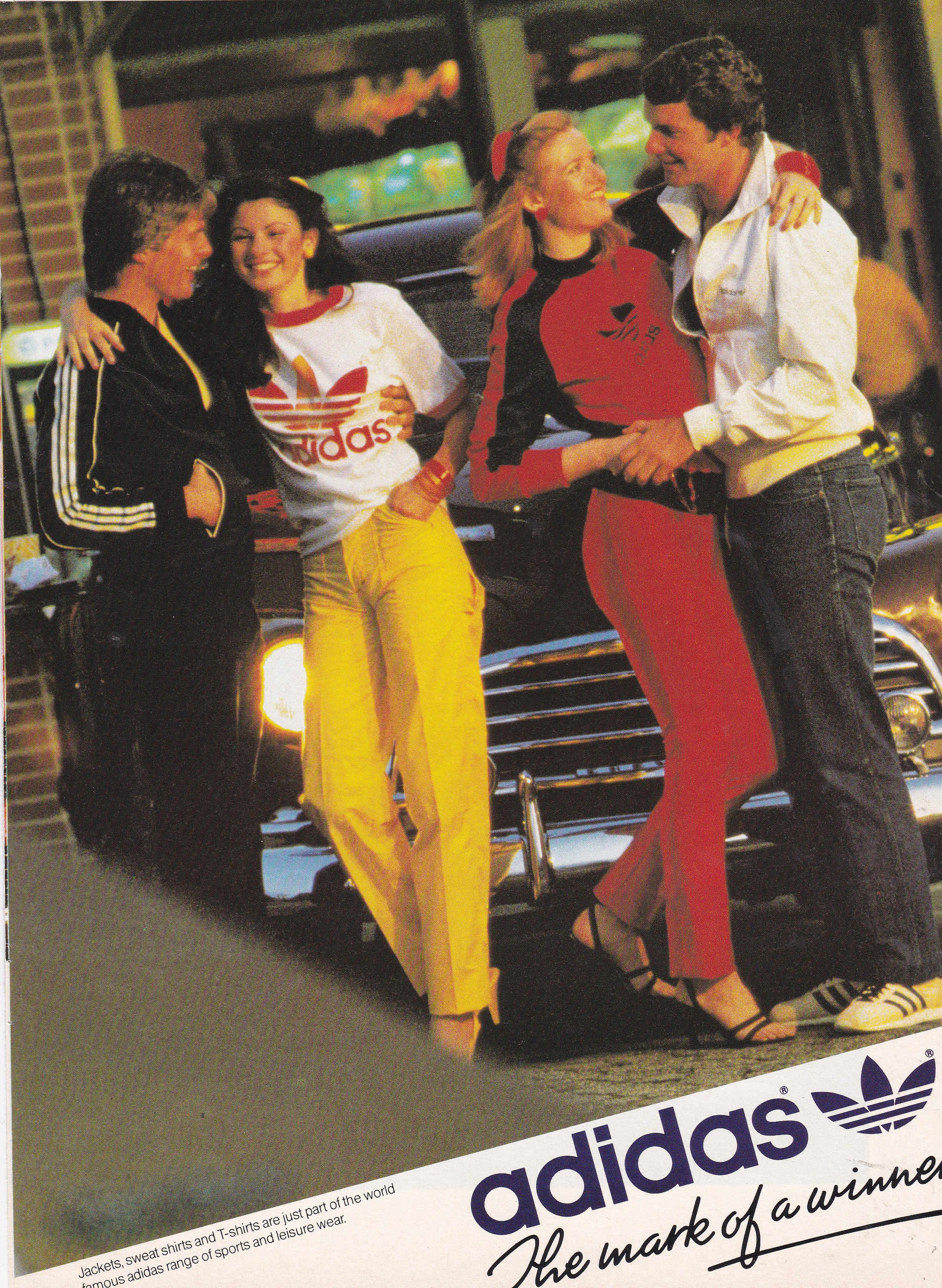 vino asesino Tratamiento 1981 ADIDAS CLOTHING Magazine Advert - Etsy