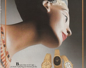 1983 LONGINES WRIST WATCHES magazine advert