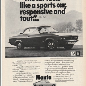 Opel Manta A History (1970-1975) 