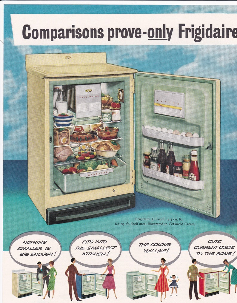 1956 FRIGIDAIRE magazine advert image 1