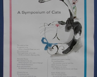 1961 GUINNESS -SYMPOSIUM of CATS  magazine advert