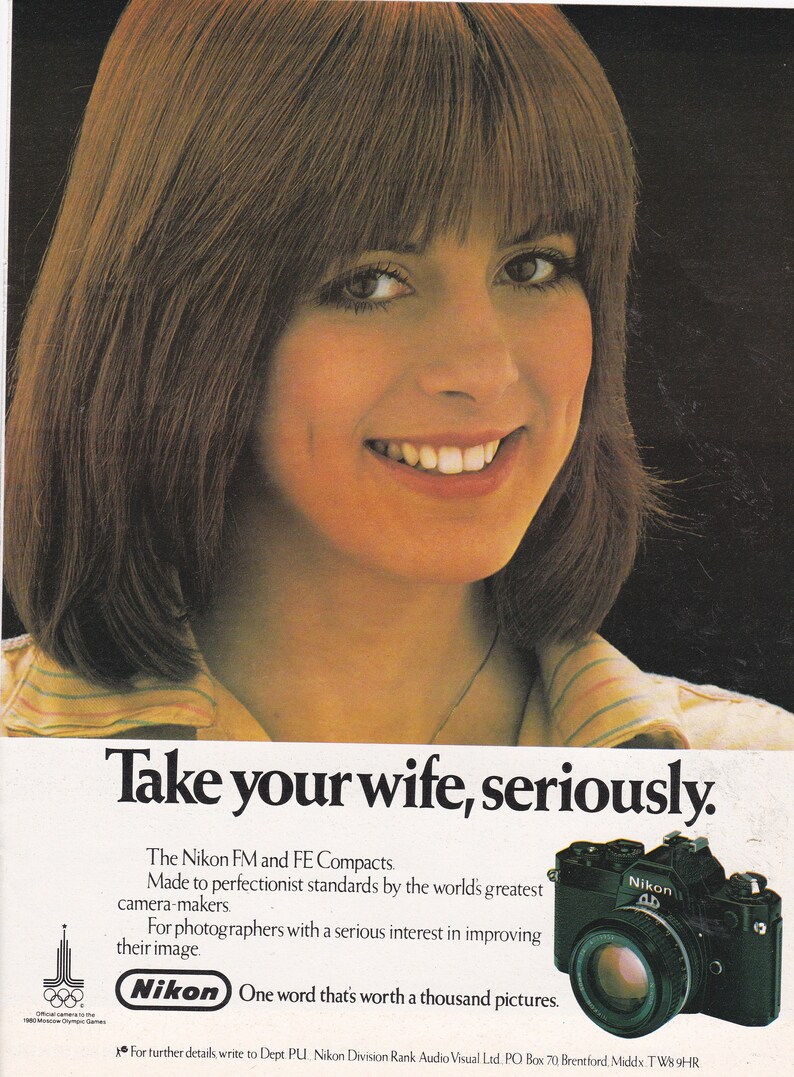 1979 NIKON FM FE Compact cameras magazine advert image 1