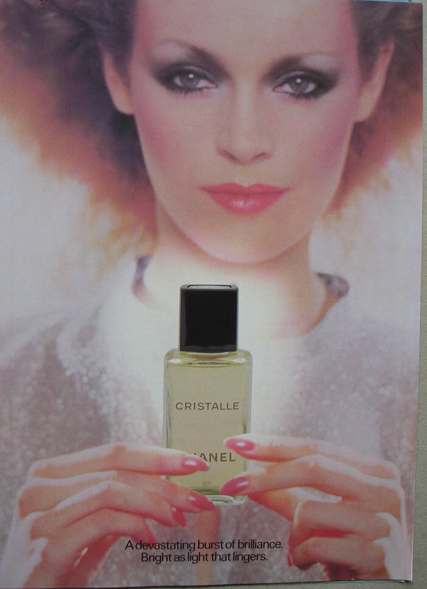 1978 Chanel Cristalle Perfume Ad - Brilliant Burst