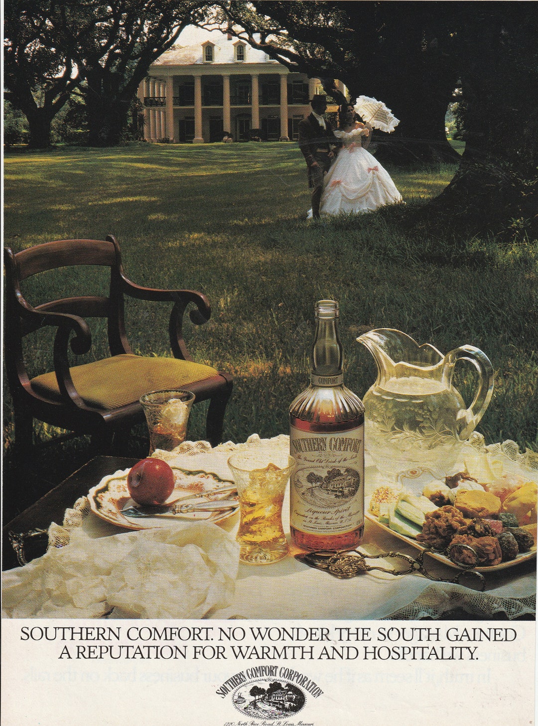 1983 SOUTHERN COMFORT WHISKY Magazine Advert Etsy
