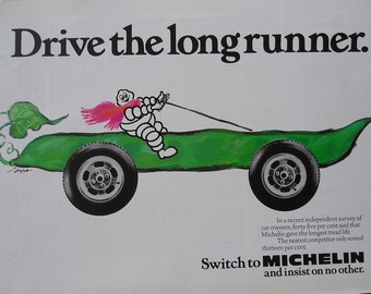 1983 MICHELIN TYRE magazine advert