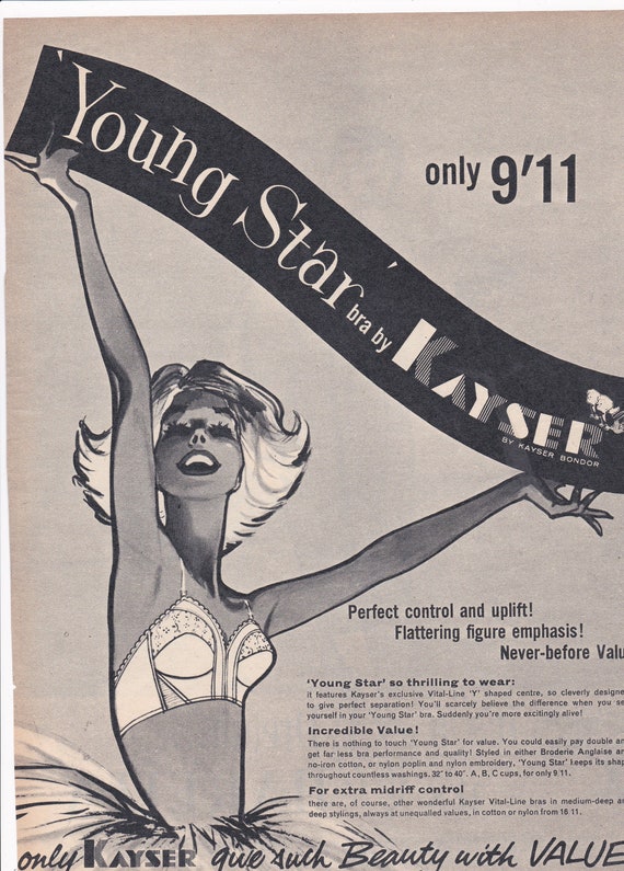 1960 KAYSER YOUNG STAR Bra Magazine Advert 