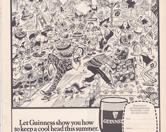 1977 GUINNESS magazine advert