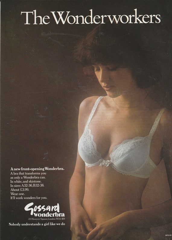 1974 GOSSARD WONDERBRA Magazine Advert 