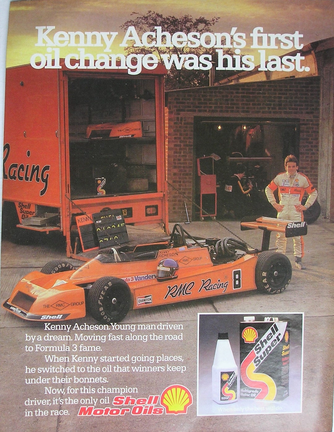 1980 SHELL MOTOR OILS Magazine Advert - Etsy