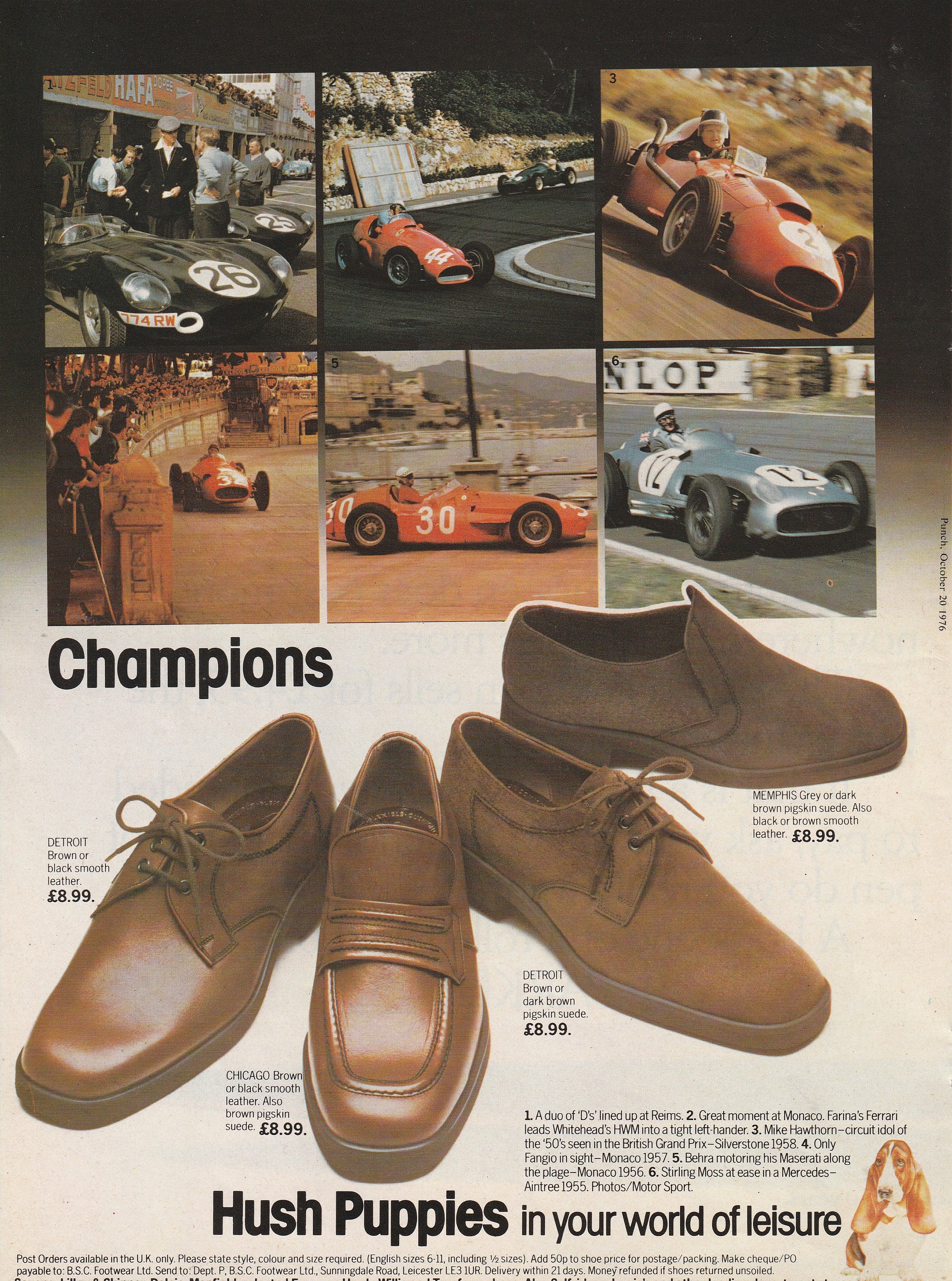 1976 HUSH SHOES Advert - Etsy