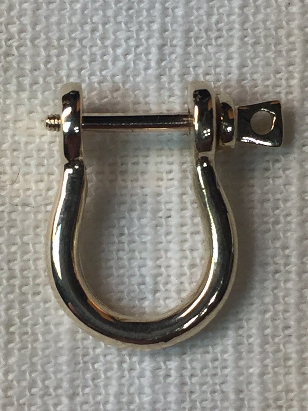 Sterling Silver 3/4 Shackle Earring Etsy