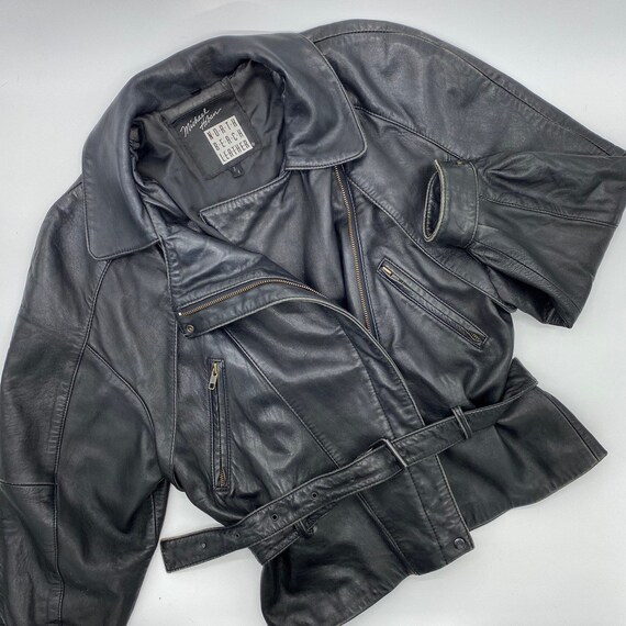 Vintage Michael Hoban north beach leather jacket