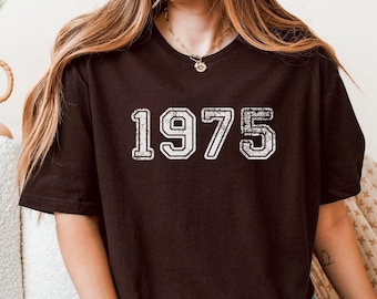 50th Birthday Gift Shirt, Vintage 1975 Shirt, 50 Years Old Shirt, Retro 50th Birthday Tee, Born in 1975 Shirt, 50th Milestone Birthday Shirt