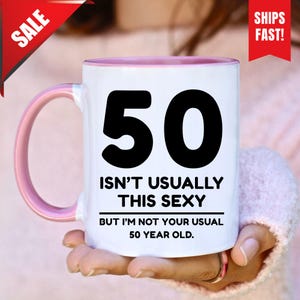 50th Birthday Gift, 1975 Coffee Mug, Funny Gift For 50 Year Old, Funny 50th Birthday Mug, Grandad 50th Mug, 50th Bday Gift, 50th Mug for Her