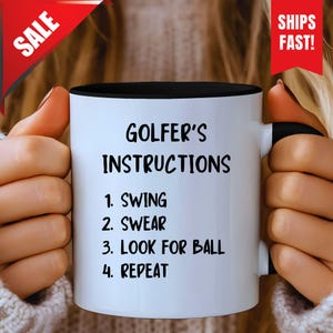 Funny Golf Gift, Golfer Mug, Gift For Golfer, Golfer Coffee Mug, Golf Enthusiast Gift, Golf Lover Gift, Golf Club Cup, Golf Addict Gift