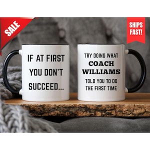 Personalized Coach Gift, Coach Gift Ideas, Football Coach, Coach Coffee Mug, Gift For Coach, Best Coach Ever, Gift for Assistant Coach
