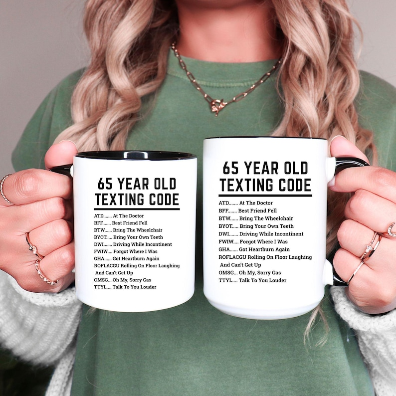 Funny 65th Birthday Mug, Funny Gift for 65 Year Old, 65th Birthday Gift, 65 Birthday Coffee Mug, Funny 65th Birthday Gift, 1960 Coffee Mug image 3
