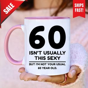 60th Birthday Gift, Funny 60th Birthday Mug, 60th Bday Gift, 60th Mug For Her, 1965 Coffee Mug, Funny Gift For 60 Year Old, Grandad 60th Mug