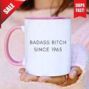 60th Birthday Gift, 60th Mug For Her, 1965 Coffee Mug, 60th Bday Gift, Funny 60th Birthday Mug, Funny Gift For 60 Year Old, Grandad 60th Mug