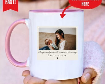 Custom Photo Mom Mug, Personalized Picture Mug, Best Mom Ever Mug, Mothers Day Gift, Upload Photo Mug, Custom Mom Gift, Family Photo Mug