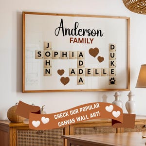 How Lucky Are We Print, Couples Wall Art Gift, Framed Canvas, Minimalist Hand-Drawn Typography, Modern Home Decor image 9