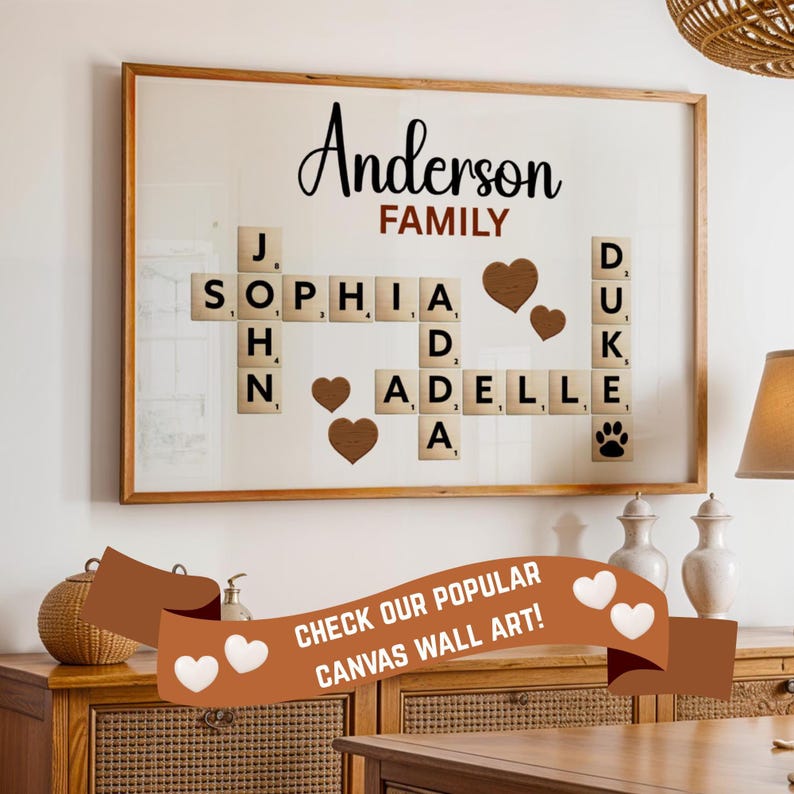 How Lucky Are We Print, Couples Wall Art Gift, Framed Canvas, Minimalist Hand-Drawn Typography, Modern Home Decor image 9