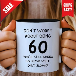 60th Birthday Present, Sixty Year Old Gift, Funny Grandpa Gift, Birthday Mug Personalized Gift, Funny 60th Birthday Mug, 1965 Coffee Mug