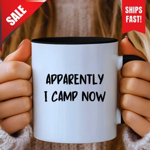 Wochenende Lager Becher, Outdoor Becher, Wald Benutzerdefinierte Camping Becher, Berg Becher, Camping Becher, Lagerfeuer Becher, lustiges Camp Becher, Hütte Kaffeebecher