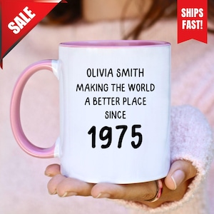 1975 Coffee Mug, 50th Birthday Gift, Grandad 50th Mug, Funny 50th Birthday Mug, Funny Gift For 50 Year Old, 50th Bday Gift, 50th Mug for Her