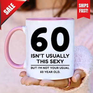 60th Birthday Gift, Funny 60th Birthday Mug, 60th Bday Gift, 60th Mug For Her, 1965 Coffee Mug, Funny Gift For 60 Year Old, Grandad 60th Mug