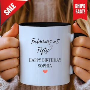 Funny 50th Birthday Gift Mug, 50th Birthday Ideas, 1975 Birthday Gift, Turning 50 Gift, Birthday Gift For 50, 50th Birthday Mugs For Her