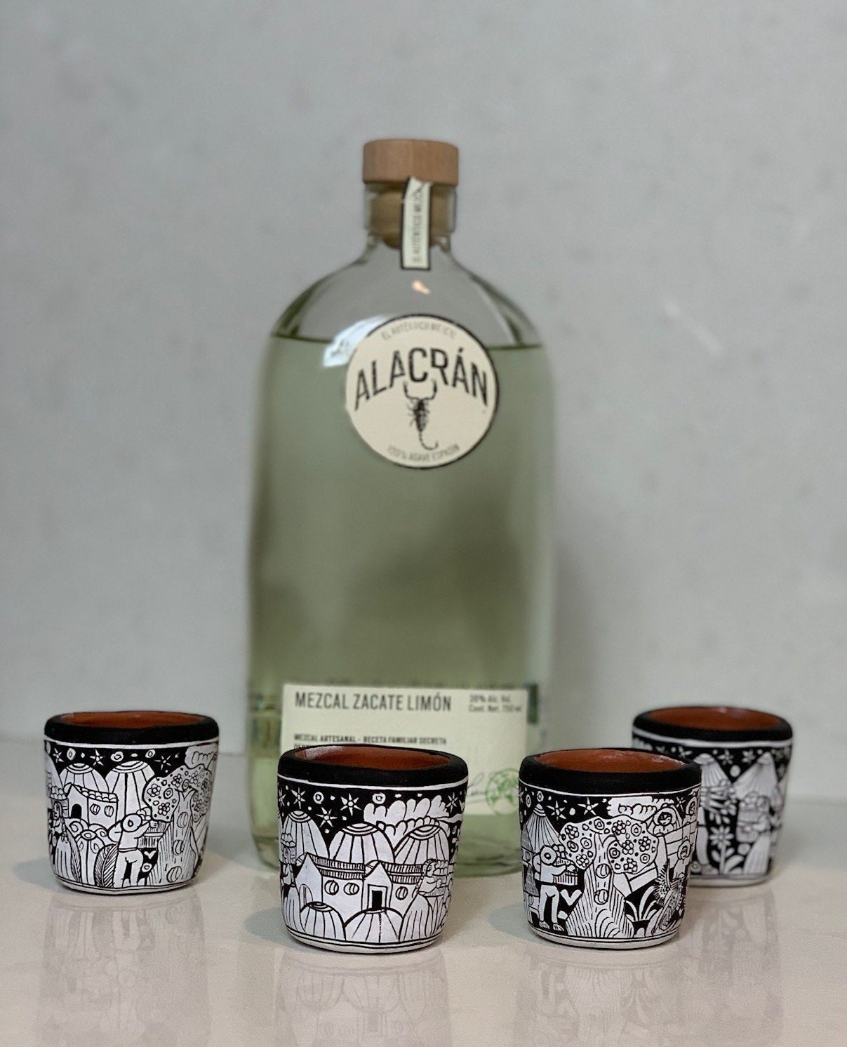 Handmade Tequila Shot Glasses Set of 4 Mezcal Shot Glasses Etsy