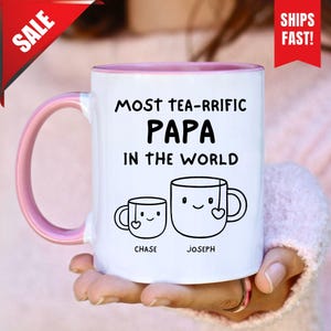 Papa Personalized Gift, Funny Best Papa Mug, Cool Papa Era Mug, Custom Mug For Papa, Gift For Papa, Papa Mug Funny, Fav Papa Tea Cup