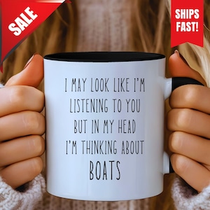 Sailing Mug, Boat Captain Gift, Boat Captain Cup, Coffee Mug Funny Boat, Best Dad Boat Gift, Ship Captain Gift, Funny Nautical Coffee Mug
