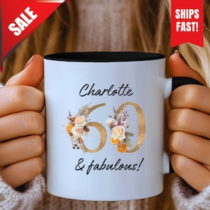 Cadeau fleur 60e anniversaire, cadeau joyeux 60e anniversaire, cadeau sentimental né en 1965, cadeau d'anniversaire pour 60e anniversaire, cadeau pour ses 60 ans