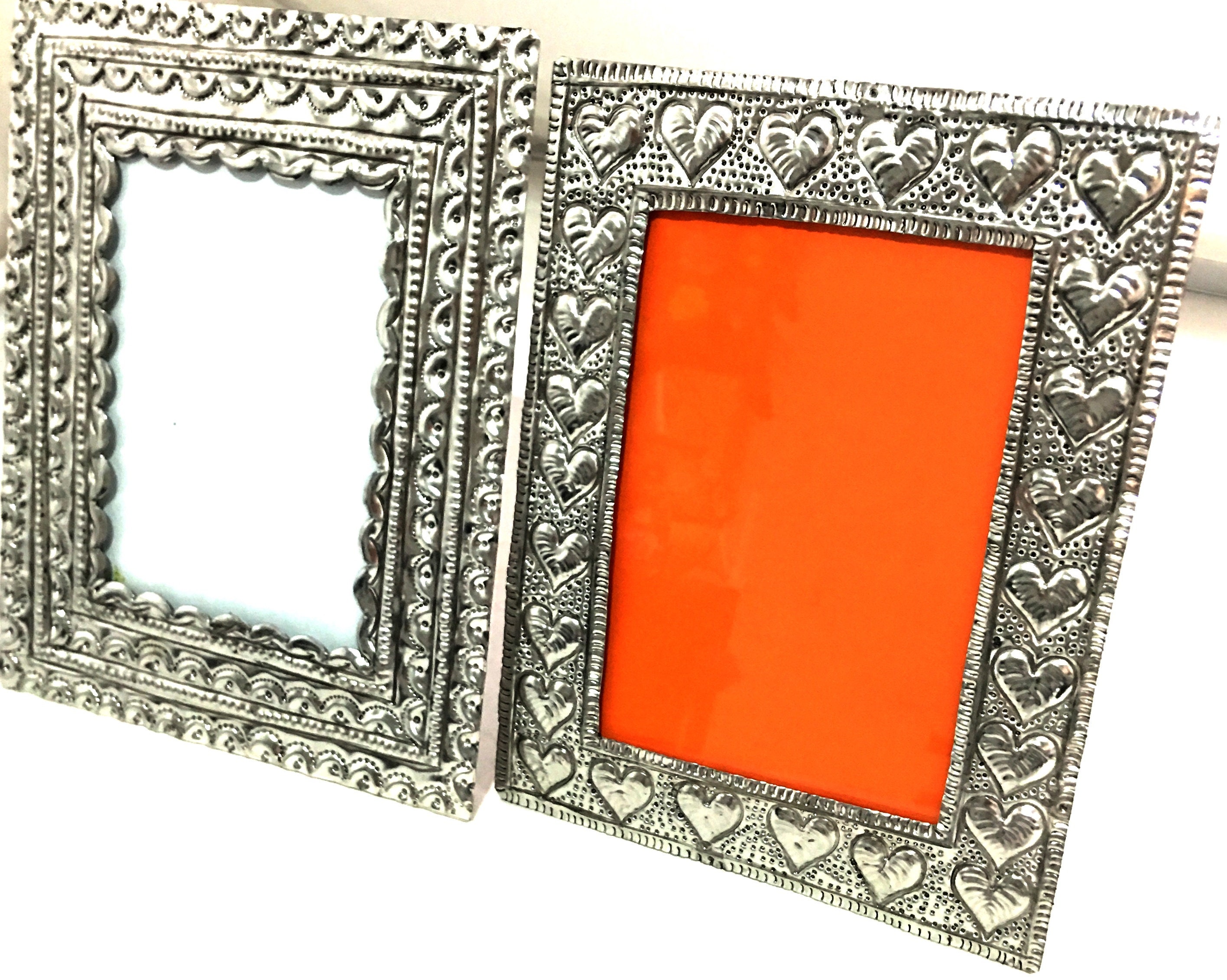 Picture Frames Pack2 Mexican Tin 9 X 7 Etsy Singapore