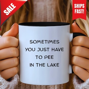 Custom Lake Coffee Mug, Lake House Gifts, Lake Mug Gift Idea, Summer Novelty Gift, Lake Lover Gift, Lake Theme Coffee Mug, Lake Travel Mug