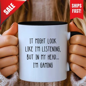 Sarcastic Gaming Coffee Mug, Funny Video Game Gift, Game Themed Gift, Gamer Friend Gift, Root Board Game Mug, Geek Coffee Cup,RPG Gamer Gift