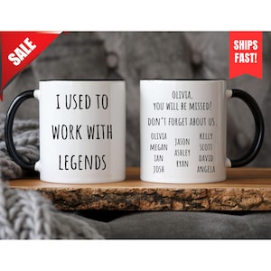 Retirement Gift for Boss, Funny Work Present, Farewell Co-Worker Cup, Coworker Leaving Mug, Moving Away Gift for Friend, Good Luck Goodbye