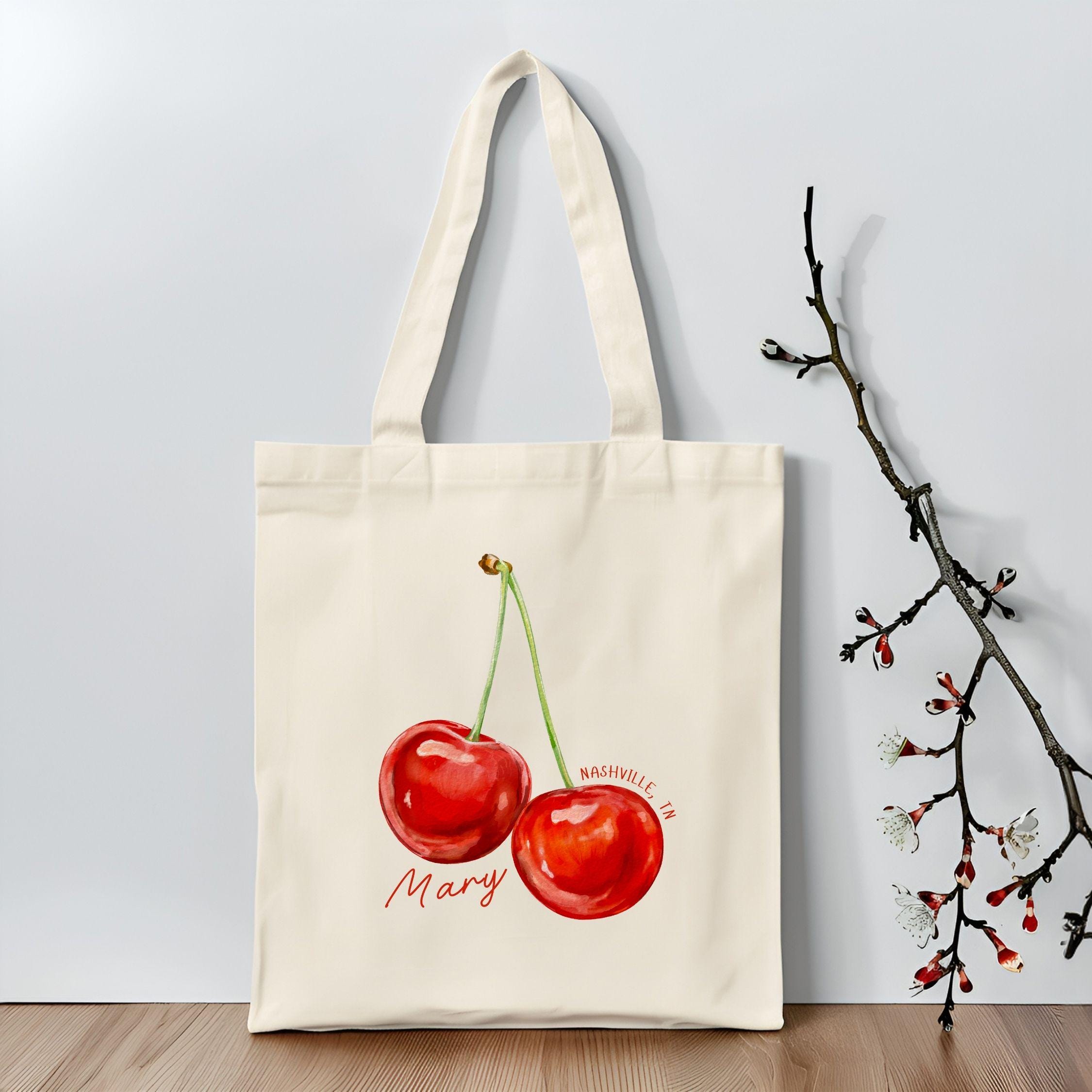 Herlipto HLT Cherry Tote Bag herlipto HLT Cherry Tote Bag rose Herlipto HLT Cherry Tote Bag herlipto HLT Cherry Tote Bag rose