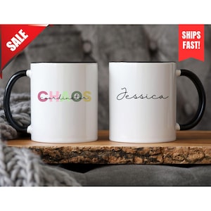 Chaos Coordinator Mug, Supervisor Gift, Personalized Teacher Cup, Funny Boss Gift, Gift For Manager, Personalized Colleague Mug