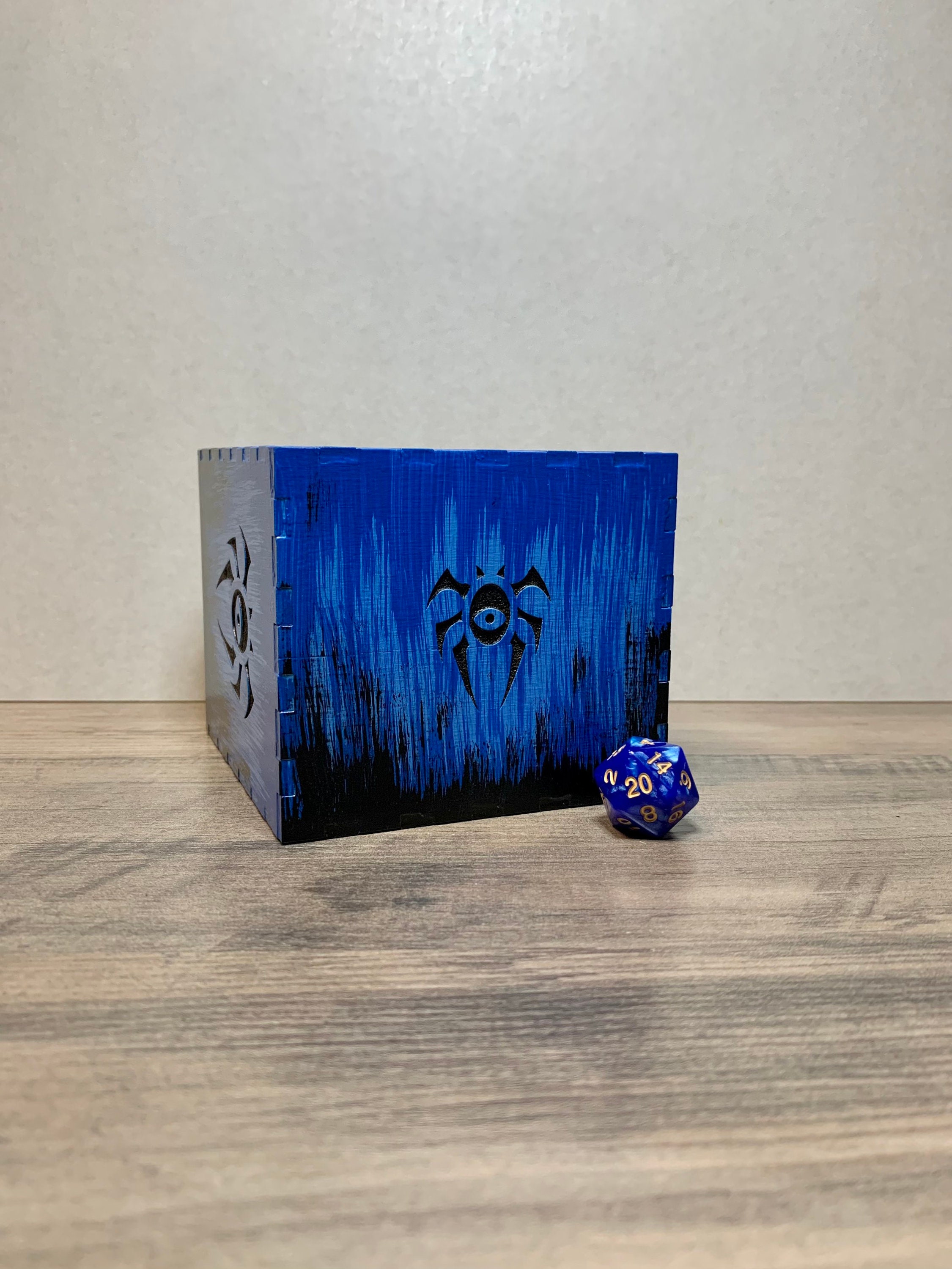 House Dimir Guild Handfinished Commander Deck Box Etsy