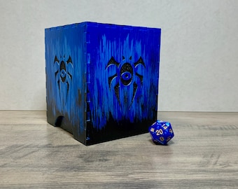 House Dimir Guild Hand-finished Commander Deck Box