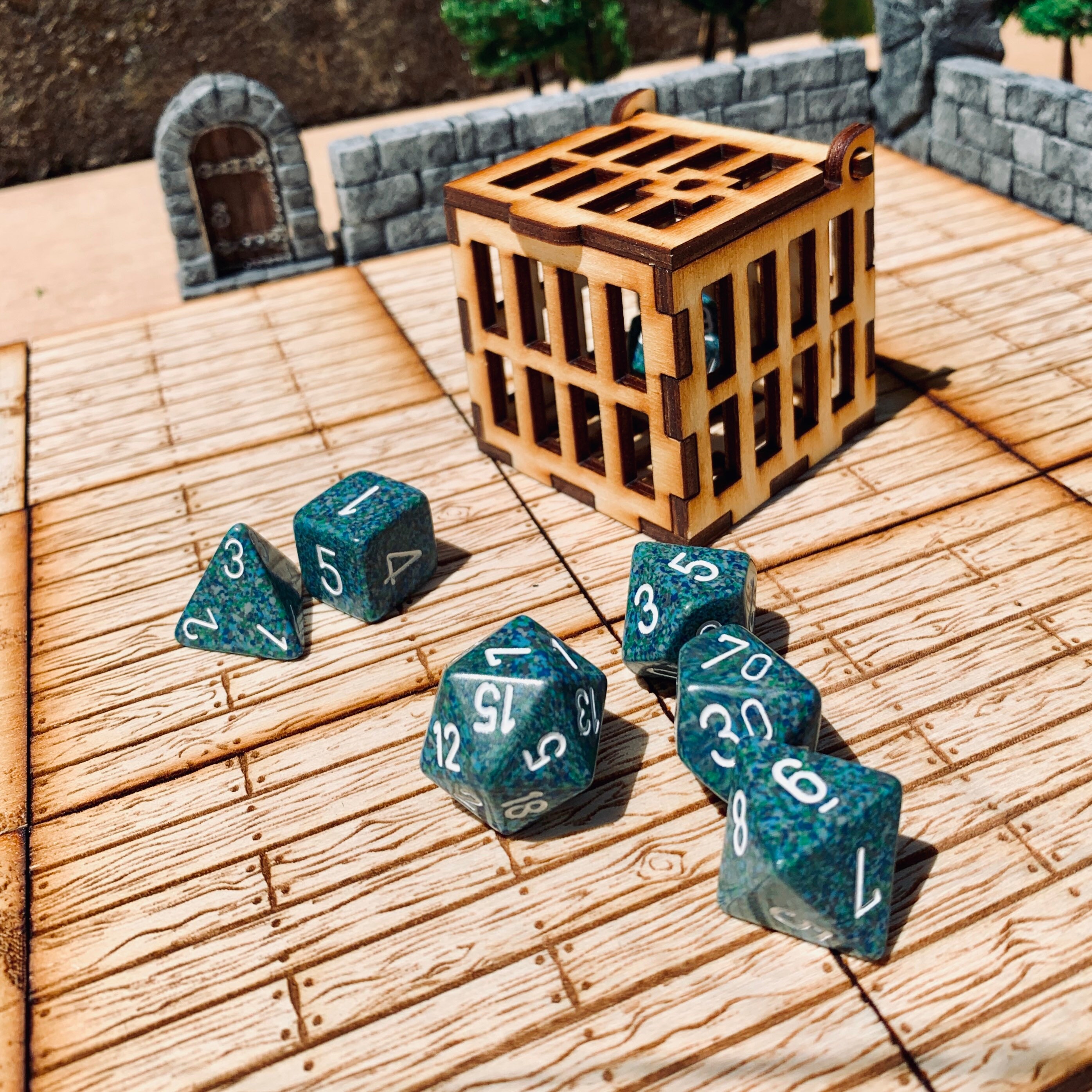 Laser Cut Dice Jail