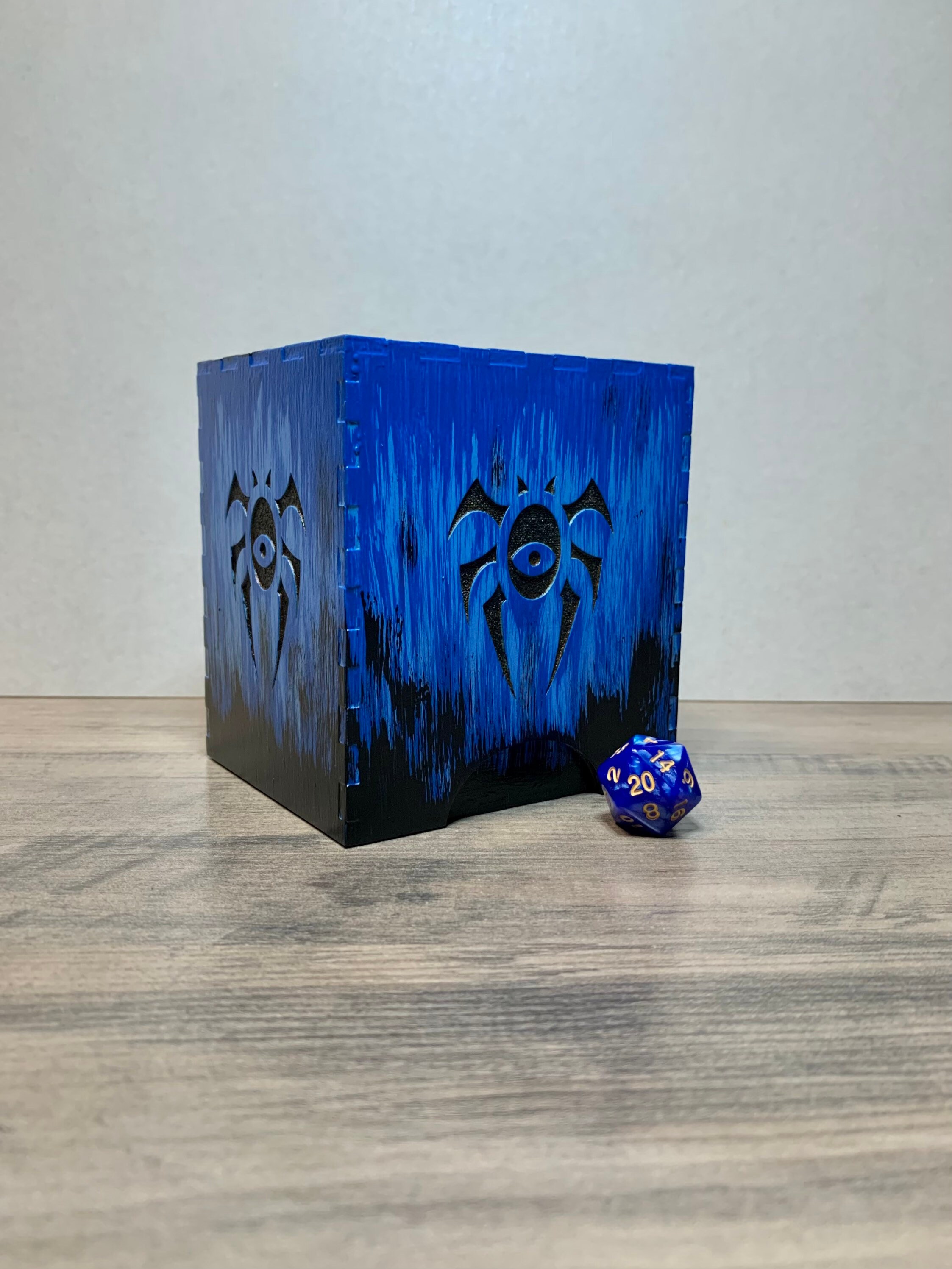 House Dimir Guild Handfinished Commander Deck Box Etsy