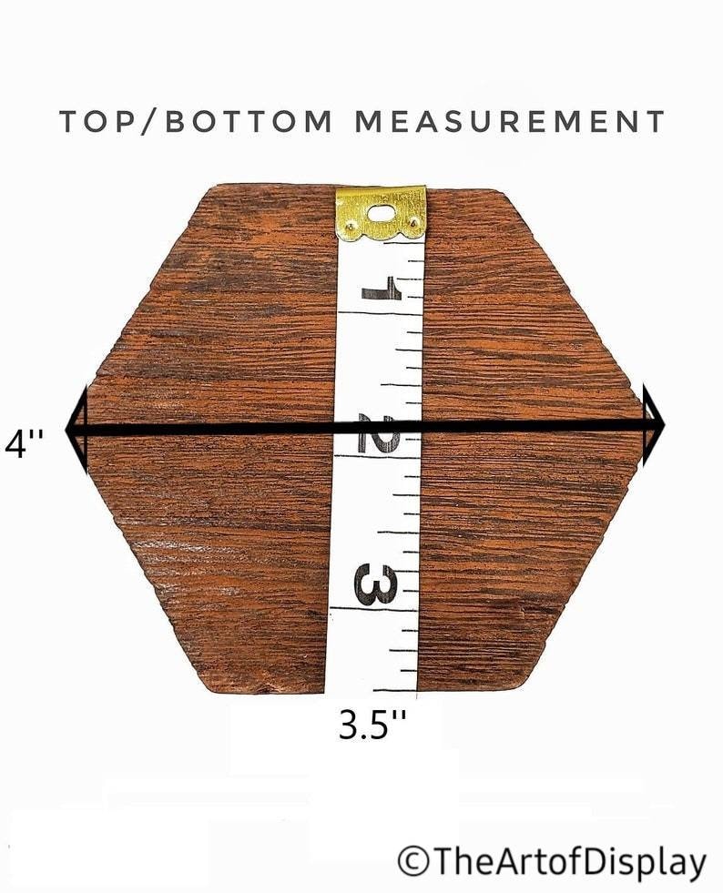 Set of 6 Large Brown Wooden Risers Block Natural Wood, Jewelry Pedestal ...